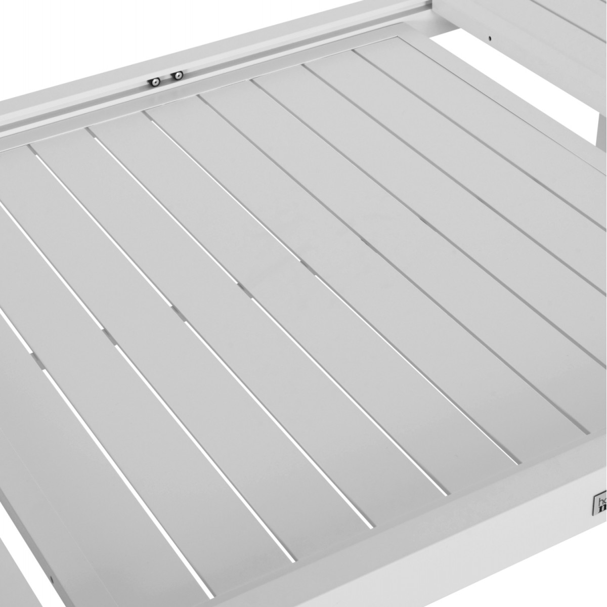 ΣΕΤ ΤΡΑΠΕΖΑΡΙΑΣ ΕΞ.ΧΩΡΟΥ 7ΤΜΧ KRUM HM21132 ΛΕΥΚΟ ΑΛΟΥΜΙΝΙΟ--P.E.TWISTED RATTAN