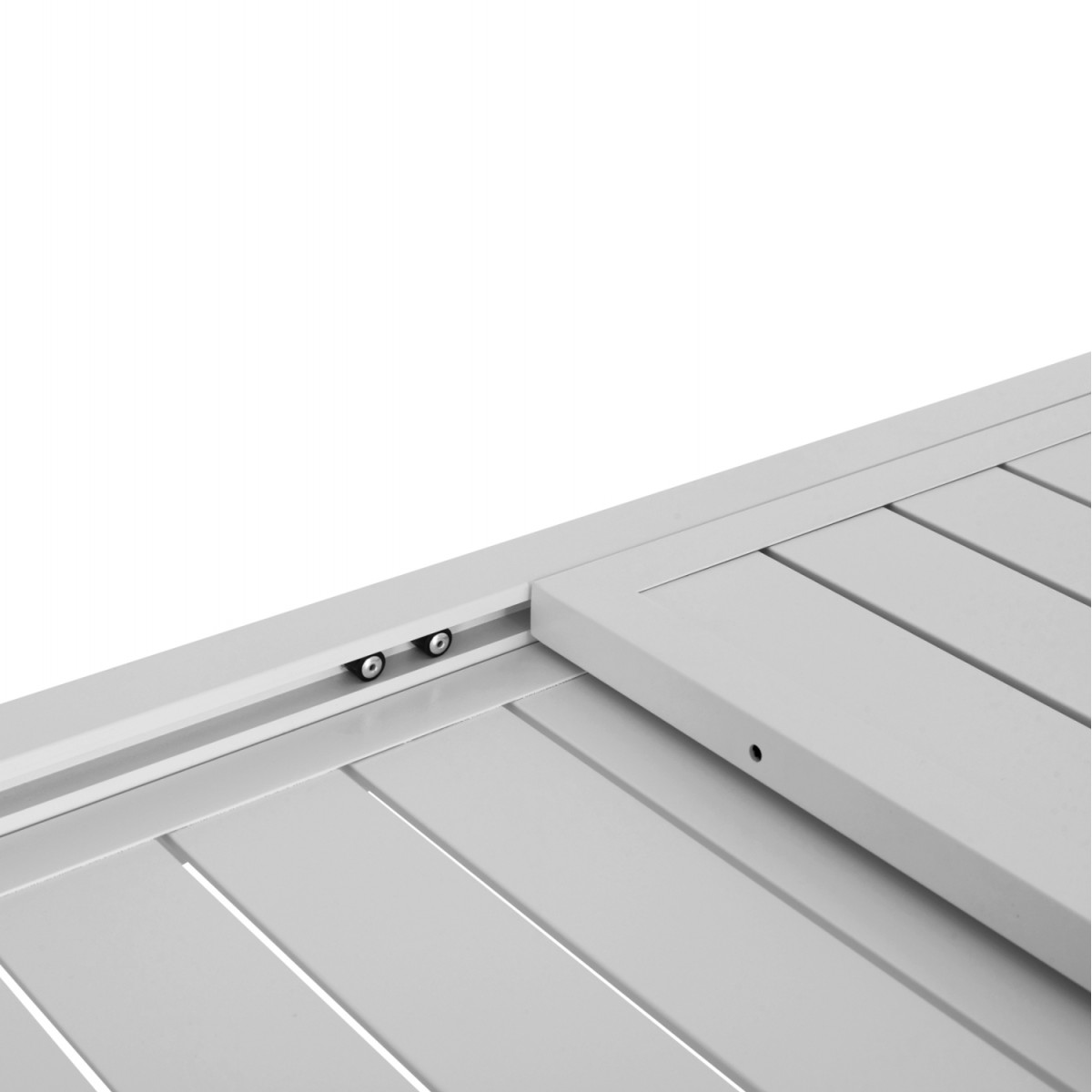 ΣΕΤ ΤΡΑΠΕΖΑΡΙΑΣ ΕΞ.ΧΩΡΟΥ 7ΤΜΧ KRUM HM21149 ΛΕΥΚΟ ΑΛΟΥΜΙΝΙΟ--P.E.RATTAN