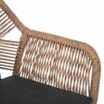 ΣΕΤ ΤΡΑΠΕΖΑΡΙΑΣ ΕΞ.ΧΩΡΟΥ 7ΤΜΧ KRUM HM21151 ΣΚΟΥΡΟ ΓΚΡΙ ΑΛΟΥΜΙΝΙΟ-P.E.RATTAN