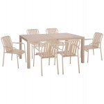 ΣΕΤ ΤΡΑΠΕΖΑΡΙΑΣ ΕΞ.ΧΩΡΟΥ 7ΤΜΧ KRUM HM21158 ΑΛΟΥΜΙΝΙΟ ΣΕ ΣΑΜΠΑΝΙ