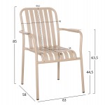 ΣΕΤ ΤΡΑΠΕΖΑΡΙΑΣ ΕΞ.ΧΩΡΟΥ 7ΤΜΧ KRUM HM21158 ΑΛΟΥΜΙΝΙΟ ΣΕ ΣΑΜΠΑΝΙ