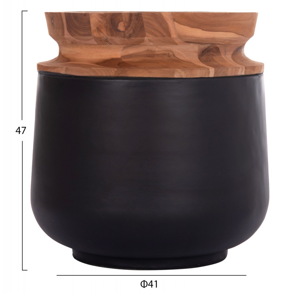 ΔΙΑΚΟΣΜΗΤΙΚΑ ΒΑΖΑ ΔΑΠΕΔΟΥ 2ΤΜΧ LINTER HM21140.01 FIBER CEMENT ΜΑΥΡΟ-ΞΥΛΟ ΤΕΑΚ 47Υ & 60Υεκ