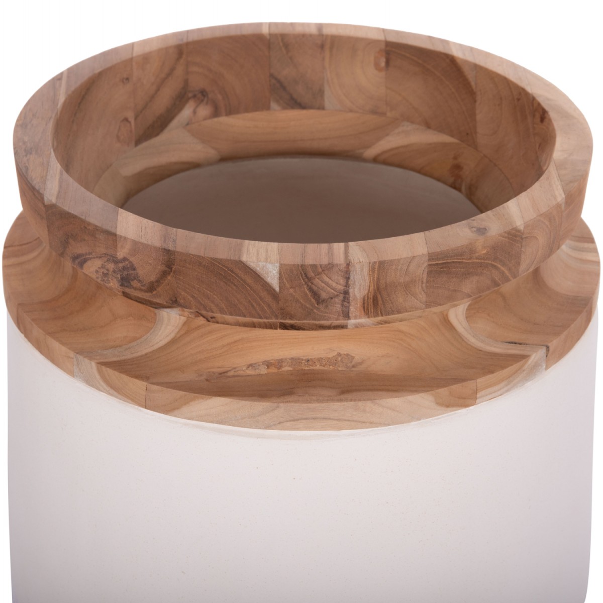 ΔΙΑΚΟΣΜΗΤΙΚΑ ΒΑΖΑ ΔΑΠΕΔΟΥ 2ΤΜΧ LINTER HM21140.02 FIBER CEMENT ΛΕΥΚΟ-ΞΥΛΟ ΤΕΑΚ 47Υ & 60Υεκ