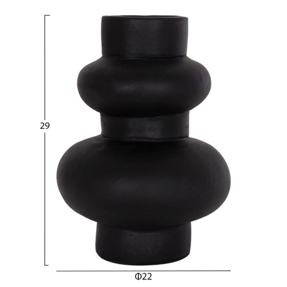 ΣΕΤ 3 ΕΠΙΤΡΑΠΕΖΙΑ ΔΙΑΚΟΣΜΗΤΙΚΑ ΒΑΖΑ LEKKAN ΗΜ21142.01 ΤΕΡΑΚΟΤΑ ΣΕ ΛΕΥΚΟ & ΜΑΥΡΟ