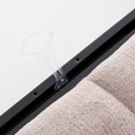 ΚΡΕΒΑΤΙ ΔΙΠΛΟ ΜΕ ΣΤΡΩΜΑ & ΑΠΟΘ.ΧΩΡΟ REMO HM21167 ΜΠΕΖ ΜΠΟΥΚΛΕ--ΓΙΑ 160x200εκ