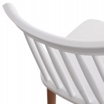 ΣΕΤ ΤΡΑΠΕΖΑΡΙΑΣ 5ΤΜΧ MINIMAL HM21172 MDF TOP ΣΕ ΛΕΥΚΟ-ΣΚΕΛΕΤΟΣ ΣΕ ΦΥΣΙΚΟ ΞΥΛΟΥ