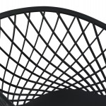 ΣΕΤ ΤΡΑΠΕΖΑΡΙΑΣ 5ΤΜΧ ARIADNE HM21174 MDF TOP & ΠΟΛΥΠΡΟΠΥΛΕΝΙΟ ΣΕ ΜΑΥΡΟ