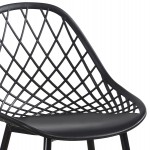 ΣΕΤ ΤΡΑΠΕΖΑΡΙΑΣ 5ΤΜΧ LIO HM21175 MDF TOP & ΠΟΛΥΠΡΟΠΥΛΕΝΙΟ ΣΕ ΜΑΥΡΟ