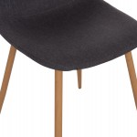 ΣΕΤ ΤΡΑΠΕΖΑΡΙΑΣ 5ΤΜΧ MINARDO HM21179 MDF TOP ΣΕ ΜΑΥΡΟ--ΣΚΟΥΡΟ ΓΚΡΙ ΥΦΑΣΜΑ