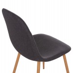 ΣΕΤ ΤΡΑΠΕΖΑΡΙΑΣ 5ΤΜΧ MINARDO HM21179 MDF TOP ΣΕ ΜΑΥΡΟ--ΣΚΟΥΡΟ ΓΚΡΙ ΥΦΑΣΜΑ