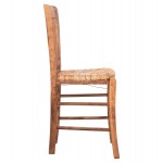 ΚΑΡΕΚΛΑ ΚΑΦΕΝΕΙΟΥ MONTE HM10383.01 ΞΥΛΟ ΟΞΙΑΣ ΣΕ ΚΑΡΥΔΙ-ΨΑΘΑ SEAGRASS 43x41x87Υεκ.