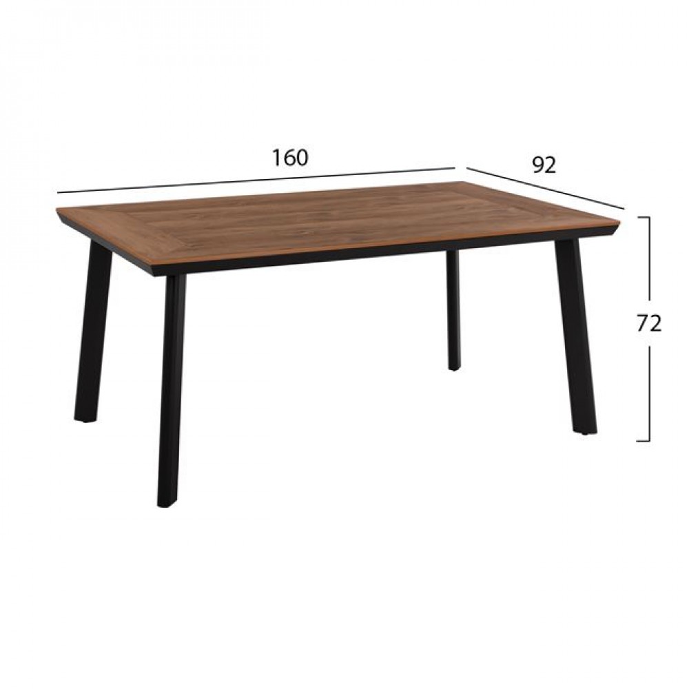 ΣΕΤ 5ΤΜΧ ΤΡΑΠΕΖΙ ΑΛΟΥΜΙΝΙΟΥ & ΠΟΛΥΘΡΟΝΕΣ ΑΛΟΥΜΙΝΙΟΥ ΑΝΘΡΑΚΙ HM10598.02