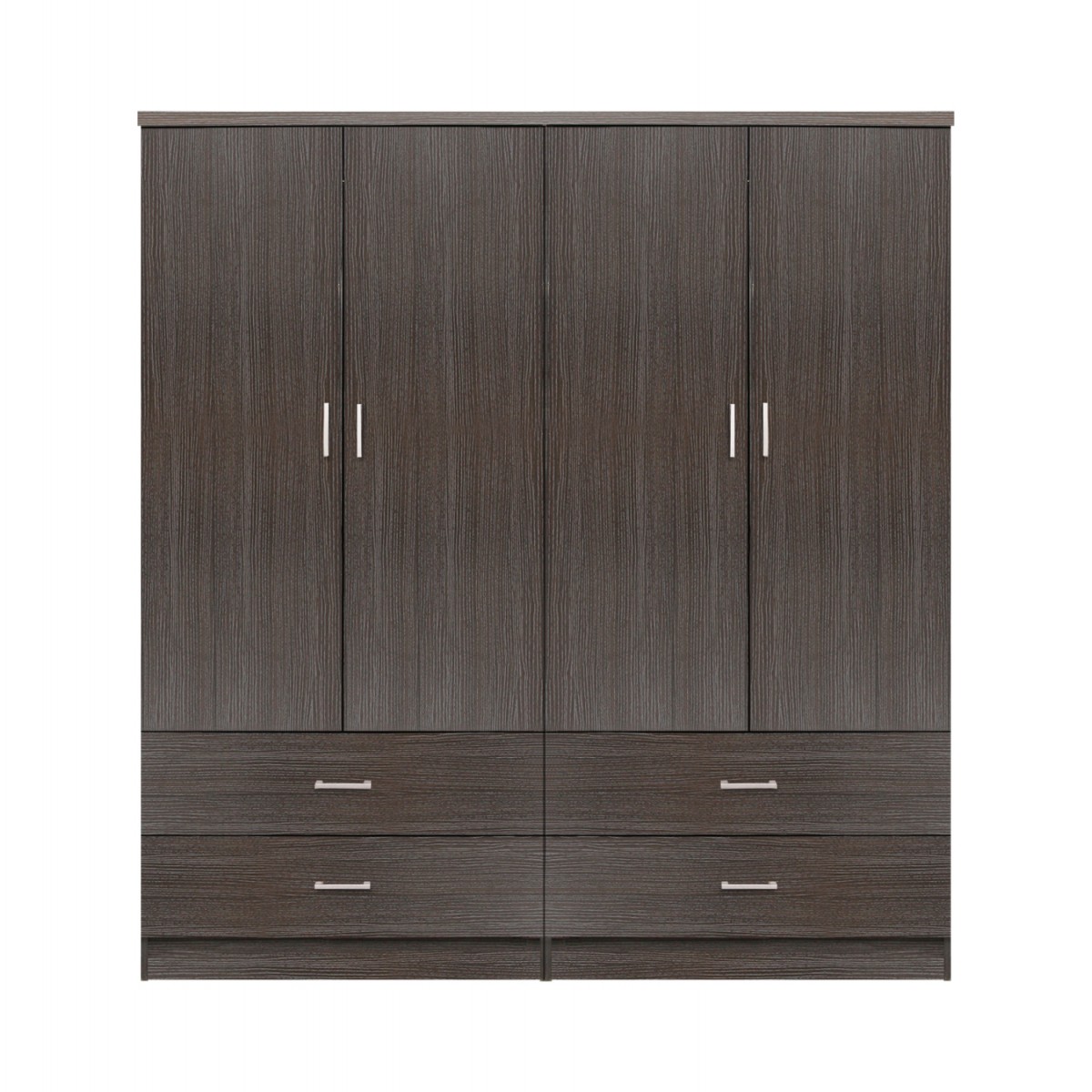 ΣΕΤ 2 ΤΜΧ ΝΤΟΥΛΑΠΑ 4ΦΥΛΛΗ ΜΕ 4 ΣΥΡΤΑΡΙΑ ZEBRANO 160X42X181 HM11349.01