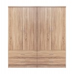 ΣΕΤ 2 ΤΜΧ ΝΤΟΥΛΑΠΑ 4ΦΥΛΛΗ ΜΕ 4 ΣΥΡΤΑΡΙΑ SONAMA 160X42X181 HM11349.02