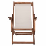 ΣΕΖΛΟΝΓΚ ΛΗΜΝΟΣ ΜΕ ΜΠΡΑΤΣΑ ΕΜΠ/ΣΜΟΣ ΚΑΡΥΔΙ ΜΕ PVC 2Χ1 ΕΚΡΟΥ HM11433.01 62,5x97x105εκ.