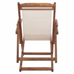 ΣΕΖΛΟΝΓΚ ΛΗΜΝΟΣ ΜΕ ΜΠΡΑΤΣΑ ΕΜΠ/ΣΜΟΣ ΚΑΡΥΔΙ ΜΕ PVC 2Χ1 ΕΚΡΟΥ HM11433.01 62,5x97x105εκ.