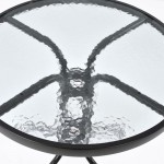 ΣΕΤ ΤΡΑΠΕΖΑΡΙΑΣ ΜΕΤΑΛΛΙΚΟ 3ΤΜΧ ΜΕ 2 ΚΑΡΕΚΛΕΣ & ΤΡΑΠΕΖΙ Φ60 ΓΚΡΙ HM5181.01