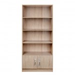 ΒΙΒΛΙΟΘΗΚΗ SONAMA-ΑΣΗΜΙ HM10146.01 80X35X180εκ.