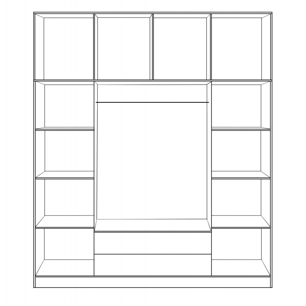 ΝΤΟΥΛΑΠΑ 4ΦΥΛΛΗ ΜΕ ΠΑΤΑΡΙ ΚΑΙ 2 ΣΥΡΤΑΡΙΑ 200Χ240Χ55.5εκ SONAMA HM11224.02