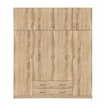 ΝΤΟΥΛΑΠΑ 4ΦΥΛΛΗ ΜΕ ΠΑΤΑΡΙ ΚΑΙ 2 ΣΥΡΤΑΡΙΑ 200Χ240Χ55.5εκ SONAMA HM11224.02