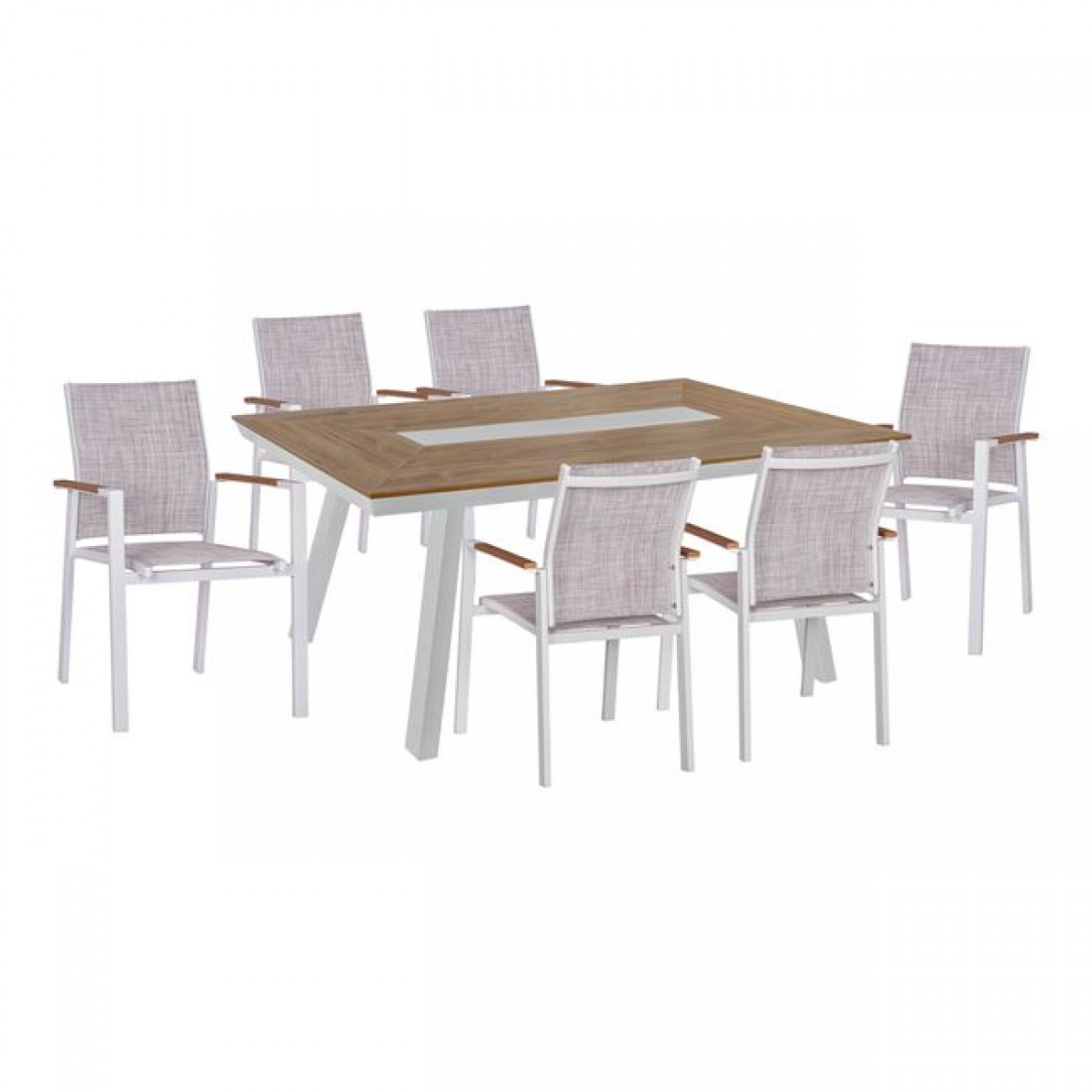 ΣΕΤ ΤΡΑΠΕΖΑΡΙΑΣ 7ΤΜΧ ΣΕ ΛΕΥΚΟ ΧΡΩΜΑ HM5235.01